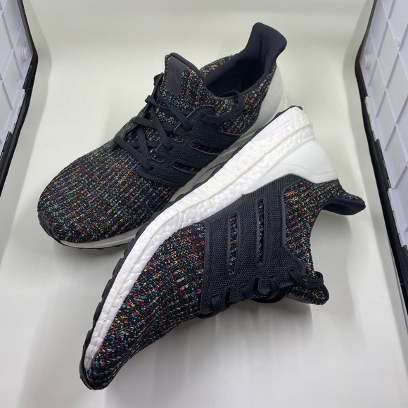 Adidas UltraBoost 4.0 Black Multicolor NEW mens 7.5
